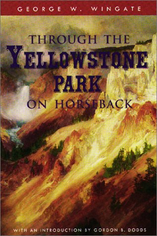 Book cover for Through the Yellowstone Park on Horseback