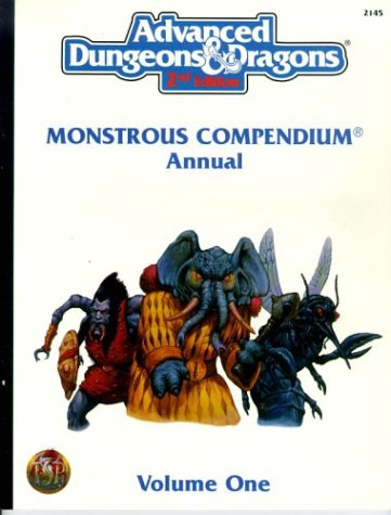 Book cover for Annual Monstrous Compendium