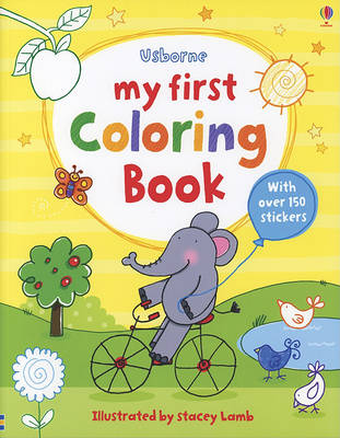 Cover of My First Coloring Book CV