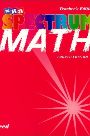 Cover of Spectrum Mathematics - Red Book, Level 3 - Teacher's Edition