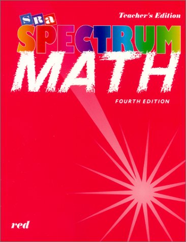 Book cover for Spectrum Mathematics - Red Book, Level 3 - Teacher's Edition