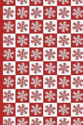 Cover of Christmas 9 Red and White Snowflakes in Squares