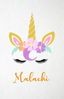 Book cover for Malachi A5 Lined Notebook 110 Pages