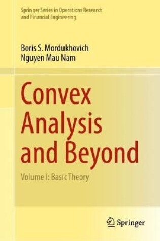 Cover of Convex Analysis and Beyond