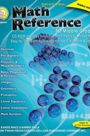 Cover of Math Reference for Middle Grades