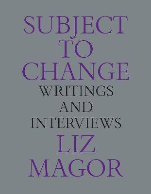 Book cover for Subject to Change