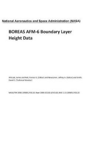 Cover of Boreas Afm-6 Boundary Layer Height Data