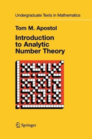 Cover of Introduction to Analytic Number Theory