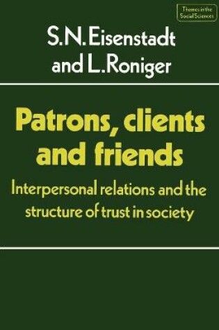 Cover of Patrons, Clients and Friends