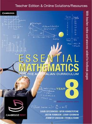 Book cover for Essential Mathematics for the Australian Curriculum Year 8 Teacher Edition