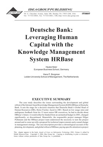 Book cover for Deutsche Bank