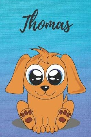 Cover of Thomas dog coloring book / notebook / journal / diary