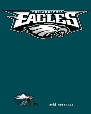 Book cover for Philadelphia Eagles grid notebook