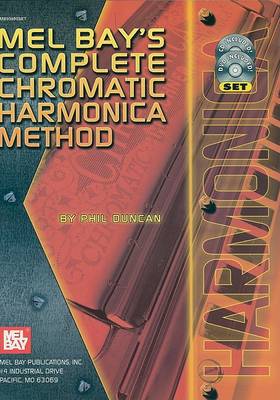 Book cover for Mel Bay's Complete Chormatic Harmonica Method