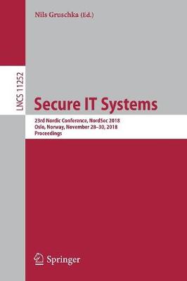 Book cover for Secure IT Systems