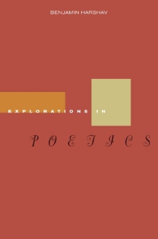 Cover of Explorations in Poetics