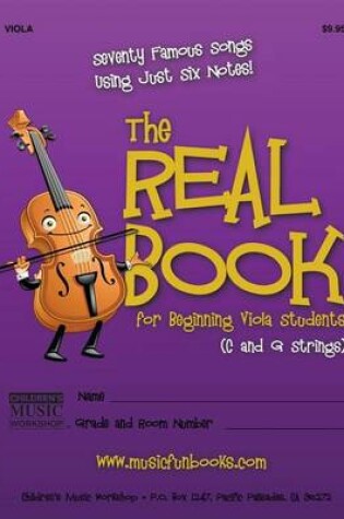 Cover of The Real Book for Beginning Viola Students (C and G Strings)