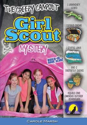 Book cover for The Creepy Campout Girl Scout Mystery