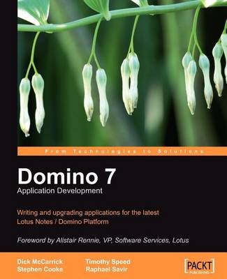 Book cover for Domino 7 Application Development