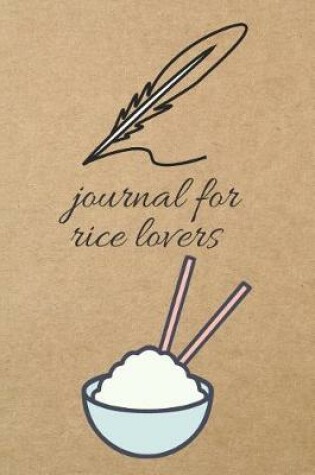 Cover of Journal for Rice Lovers