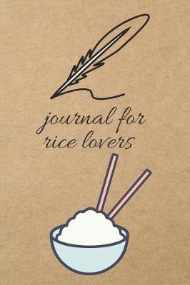 Book cover for Journal for Rice Lovers