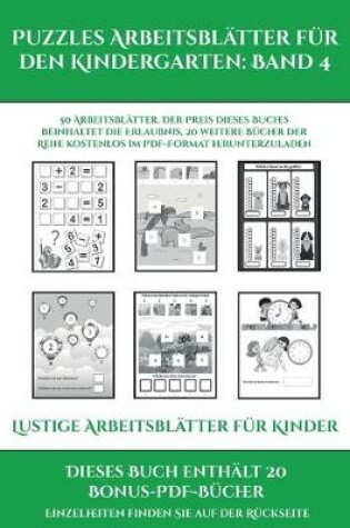 Cover of Lustige Arbeitsblätter für Kinder (Puzzles Arbeitsblätter für den Kindergarten