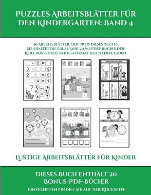 Book cover for Lustige Arbeitsblätter für Kinder (Puzzles Arbeitsblätter für den Kindergarten