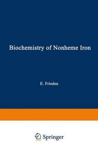 Cover of Biochemistry of Nonheme Iron