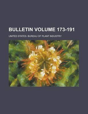 Book cover for Bulletin Volume 173-191