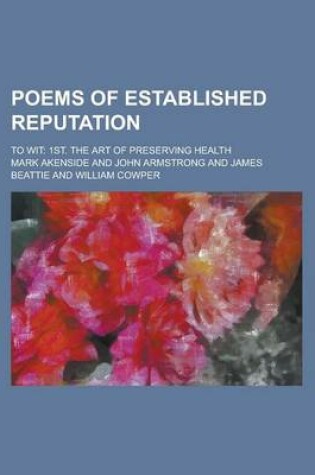 Cover of Poems of Established Reputation; To Wit