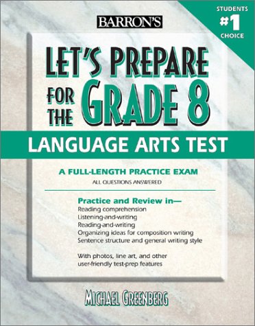 Cover of Let's Prepare for the Grade 8 Language Arts Test