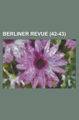 Cover of Berliner Revue (42-43)