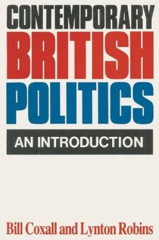 Cover of Contemporary British Politics