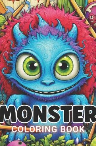 Cover of Monster Coloring Book for Adults