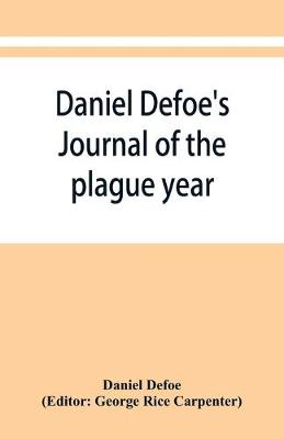 Book cover for Daniel Defoe's Journal of the plague year