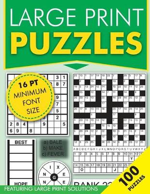 Book cover for Large Print Puzzles