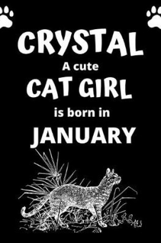 Cover of CRYSTAL a cute cat girl is born in January