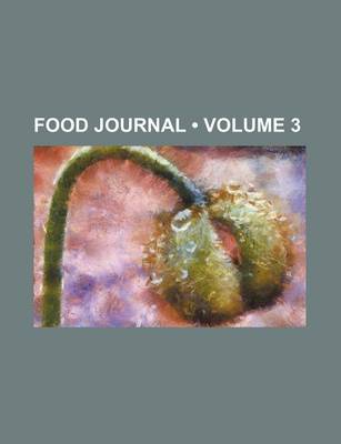 Book cover for Food Journal (Volume 3)