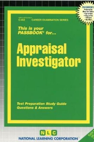 Cover of Appraisal Investigator