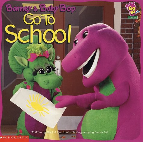 Book cover for Barney and Baby Bop Go to School