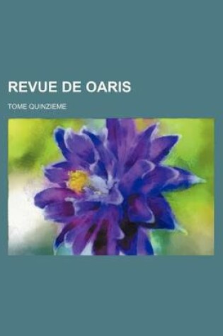 Cover of Revue de Oaris