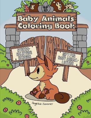 Book cover for Baby Animals Coloring Book