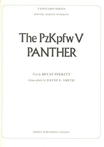 Cover of Panzerkampfwagen