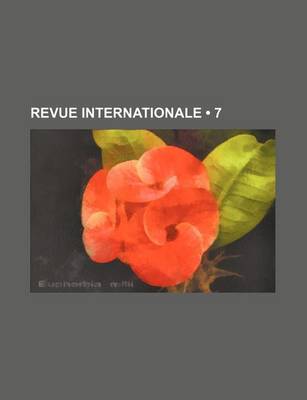 Book cover for Revue Internationale (7)