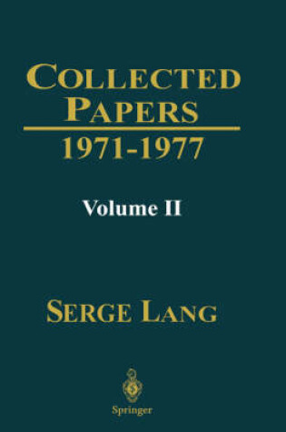 Cover of Collected Papers II