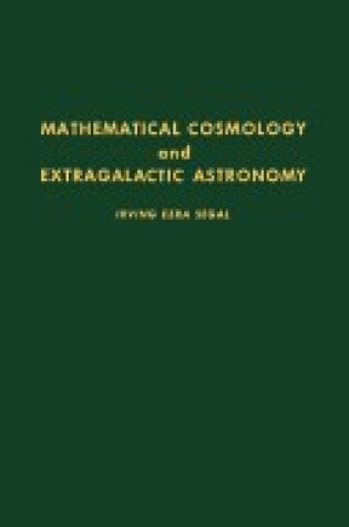 Cover of Mathematical Cosmology and Extragalactic Astronomy