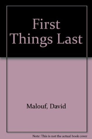 Cover of First Things Last