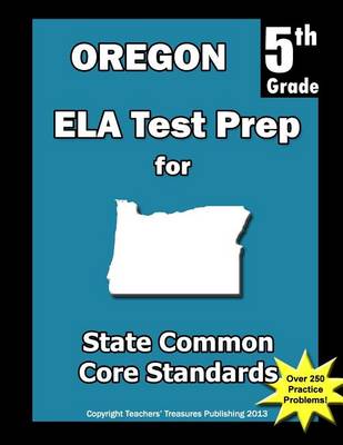 Book cover for Oregon 5th Grade ELA Test Prep