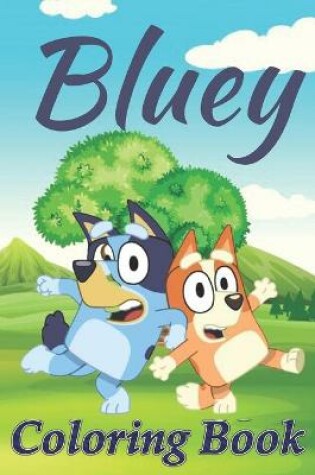 Cover of Bluey Coloring Book