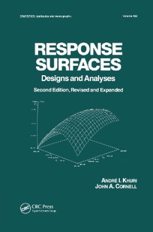 Cover of Response Surfaces: Designs and Analyses